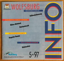 Wolfsburg Informationen. Mitteilungsblatt des Verkehrsvereins, VW, Käfer, 1997 