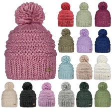 Barts Damen Mütze Strickmütze Bommelmütze Wintermütze Beanie Damenmütze Jasmin