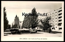 ÄLTERE POSTKARTE LISBOA - UM TRECHO DA PRACA DE LONDRES Lissabon Lisbonne Lisbon