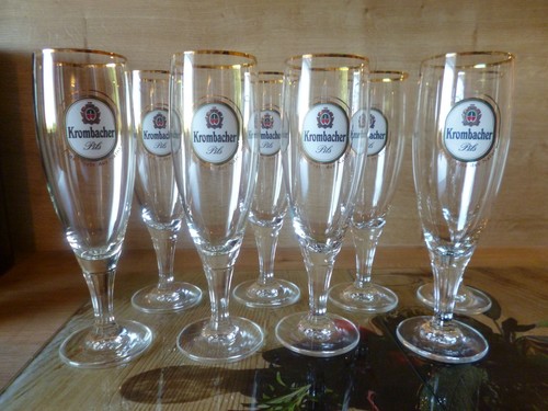 Krombacher bier glas 8 - krombacher,