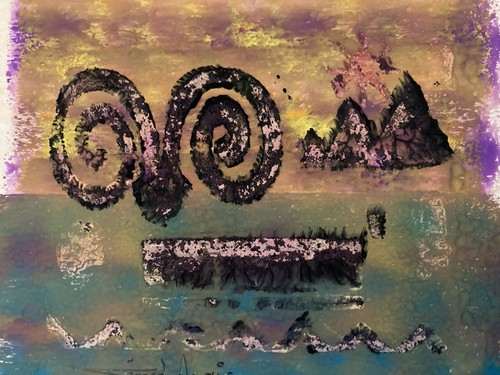 Sehr schön gemälde gouache - schön,