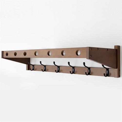 Wandgarderobe massiv bambus - wandgarderobe,