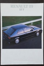 Prospekt Renault 19 16V Phase
