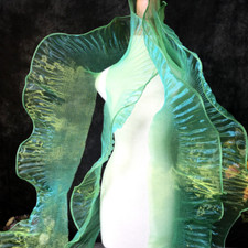 Organza ruffles rüschen netz - organza,