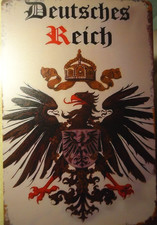 Retro Blechschild   DEUTSCHES