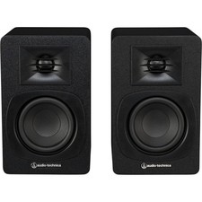 Audio-Technica AT-SP3X schwarz Kompaktlautsprecher BT (Paar) Lautsprecher