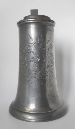 Zinn kanne datiert 1835 - zinn,