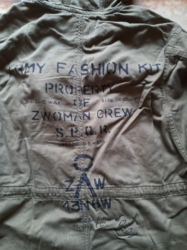 Zara jacke oliv - l, military