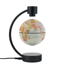 Stellanova 10cm Magnet Schwebeglobus Weltkugel Globus schwebend Erdglobus weiss