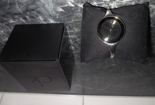 Calvin Klein Damen  Spangenuhr silberfarbig