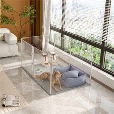 Freigehege mit Bodenplatten