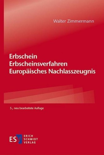 Walter zimmermann erbschein - zimmermann,