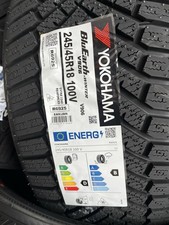 4x NEU 245/45R18 100V XL Yokohama BluEarth V906 Winterreifen NEU DOT4724 ALPIN *