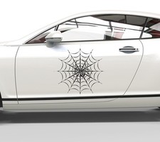 Autoaufkleber Spinne im Netz