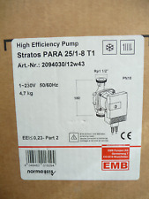 EMB Wilo Stratos Para 25 / 1 - 8 T 1 Umwälzpumpe 180 mm 230 V.  2094030 NEU P203