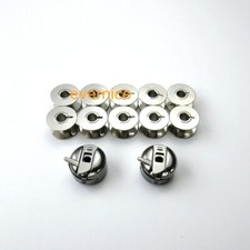 2 Spulenkapsel + 10 Spulenkapsel für Adler 37 Necchi 500 600 Alfa 157 Consew 30