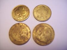 x4 Vintage ACE TOKENS - Ace