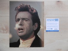 Peter Gabriel "Genesis" Autogramm signed A4 Magazinbild ACOA