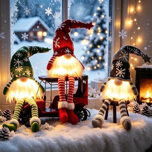 3er set weihnachtswichtel - set,