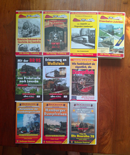 Eisenbahn videokassette vhs - 9x,