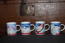 4 Kleine Coca Cola Tassen 2002