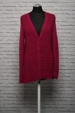 180 S18 EDC Esprit Strick Jacke Gr. S uni beere Grobstrick Strickjacke Langarm