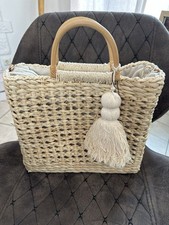 Zara Korbtasche Stroh Neu