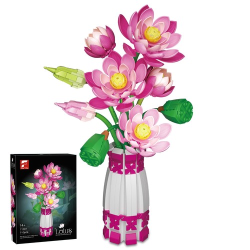 Lotusblumen botanisches bauset - lotusblumen,