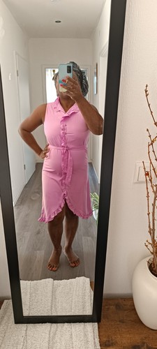 Damen rosa sommer kleid mit - kleid, &