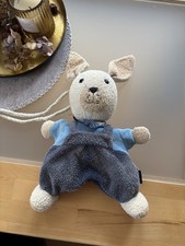 💕 Spieluhr Sterntaler Hase Hose Frottee Vintage creme blau 💕 Schlafe, mein