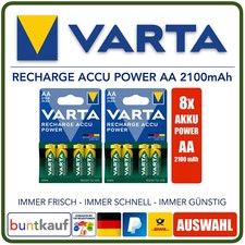 8x VARTA ACCU POWER AA /