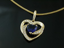 Goldkette mit Herz Anhänger in 333   585 750 Gelbgold   verschiedene Designs