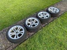 4x Audi Felgen 8,5x18 ET29 8T0 601 025 CL Winterreifen 245/40 R18