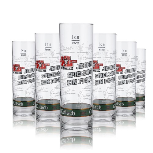 12x gilden glas kölsch - gilden, 0,2l