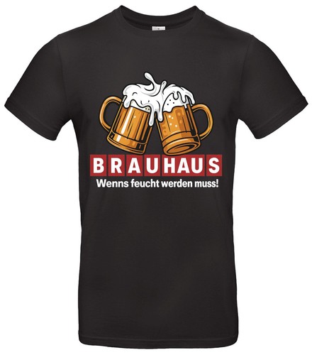 Bier shirt männer wenn - t-shirt, „wenn