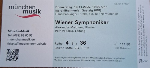 Konzert ticket klassik wiener - klassik,