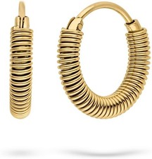Creolen edelstahl gold - creolen,