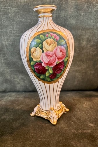 Vase porzellan bemalt - vase,, porzellan,