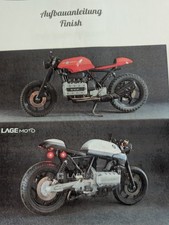 BMW K75 K100 Café Racer Scrambler Sitzbank mit LED Beleuchtung