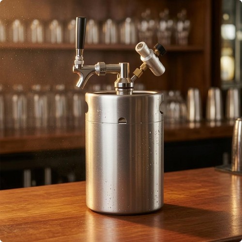 Tragbares edelstahl bierfass - tragbares, edelstahl-bierfass