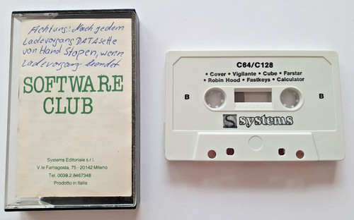 C64 kassette mit spielen - c64,
