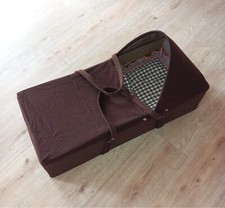 Nostalgie Kinderwagen Tragetasche 70er Vintage Retro braun Reisebettchen