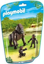 Playmobil Gorilla mit Babys 6639 Neu & OVP Zoo Tierpark Afrika Affe Affen