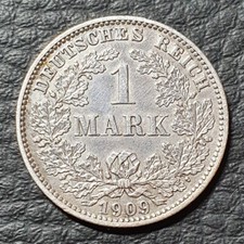 1 Mark Stück 1909 E Deutsches