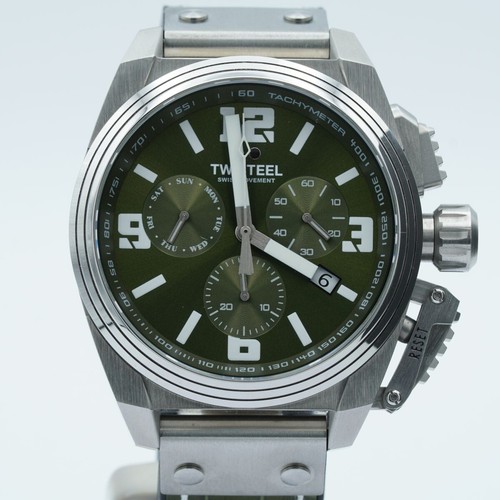 Steel canteen chronograph - steel,