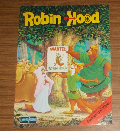 Seltene werbung robin hood - robin,