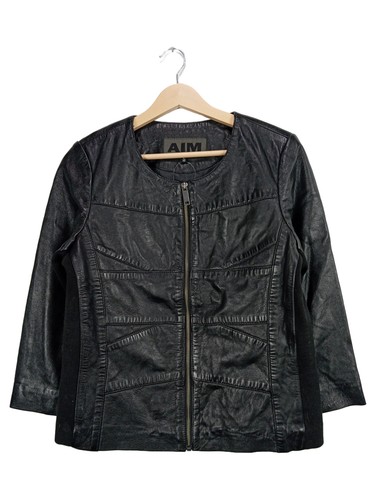 Aim damen lederjacke 40 l - aim, 40/l