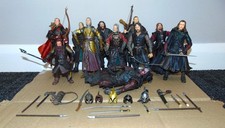 Der Herr der Ringe Classic Toys Action Figuren x11 Konvolut *viele Waffen*