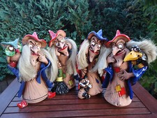 Keramik hexe gartenstecker - keramik,