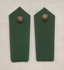 Polizei Schulterklappen Schulterstücke Grün 0 Sterne PM Anwärter Meis Dienstgrad